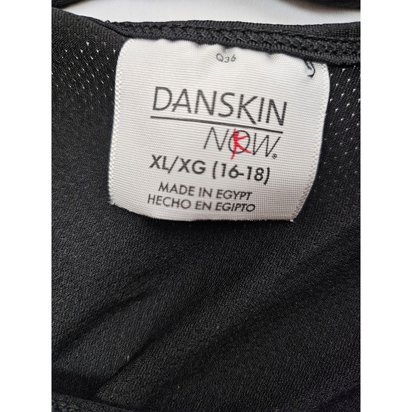 Womens DANSKIN XL BLACK Athletic Workout TANK Top Racerback style lightweight - Picture 5 of 8